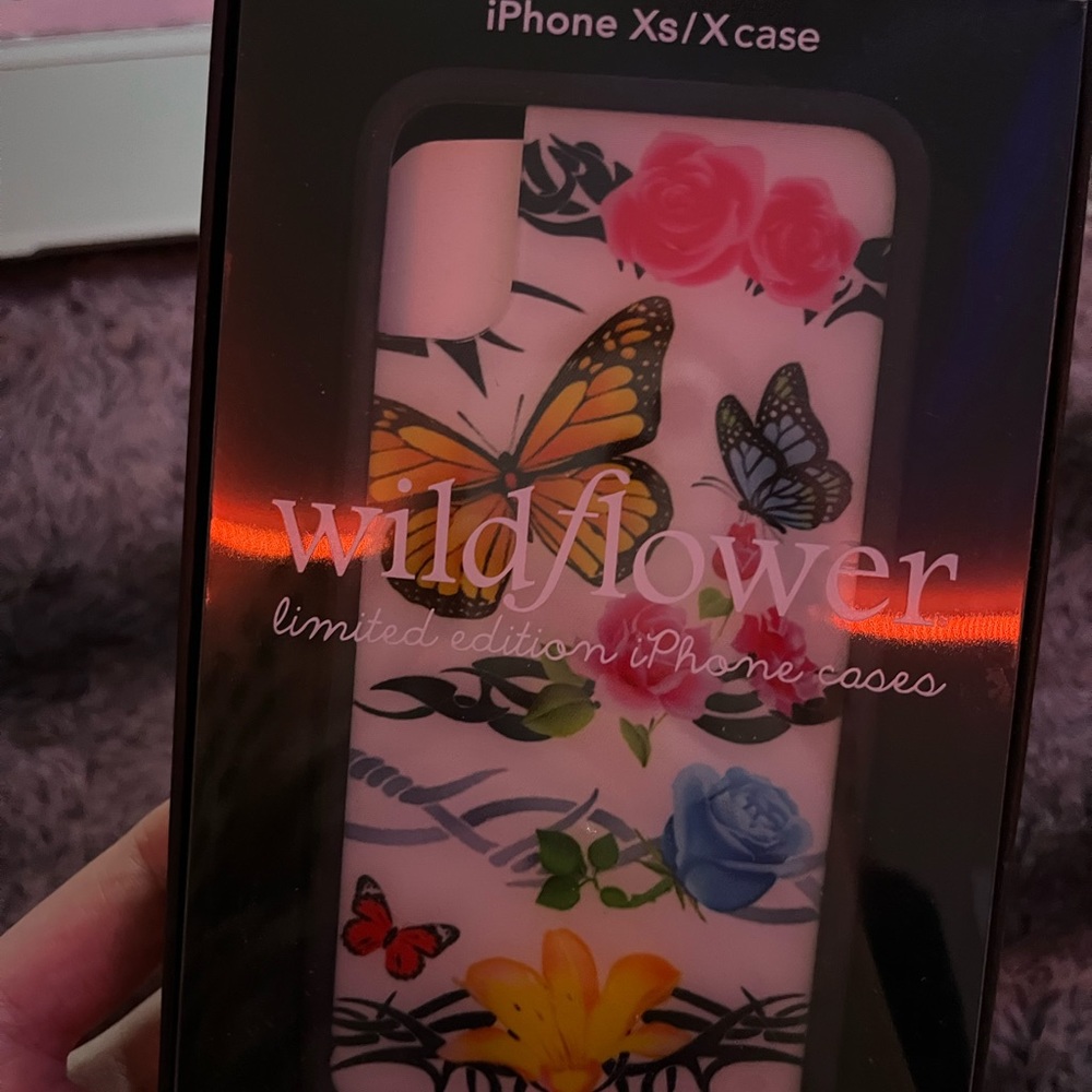 Wildflower iphone XS/XR case